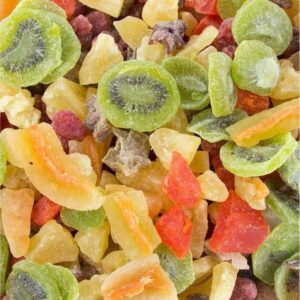 Thai Dry Fruits Mix with Mango, Orange, Papaya, Strawberries, Plum Fruit, Avocado, Muskmelon Fruit - 1 KG